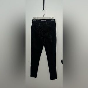NWT Joes Jeans black coated high rise skinny jeans!